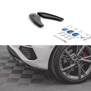 APPENDICI DIFFUSORE POSTERIORE SPORTIVO V.1 PER AUDI S3 8Y SPORTBACK NERE LUCIDE MAXTON DESIGN