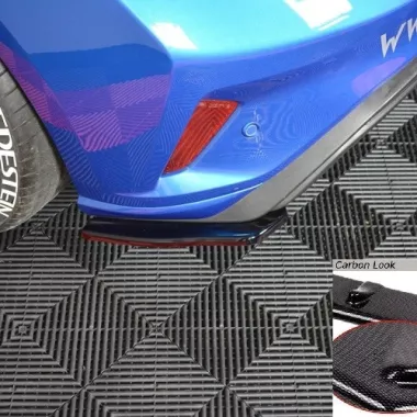 APPENDICI DIFFUSORE POSTERIORE SPORTIVO V.1 PER FORD FOCUS ST-LINE MK4 CARBON LOOK MAXTON DESIGN