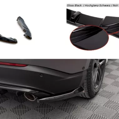 APPENDICI DIFFUSORE POSTERIORE SPORTIVO V.2 PER FORD EDGE MK2 NERE LUCIDE MAXTON DESIGN