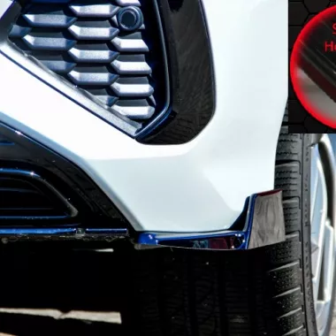 APPENDICI DIFFUSORE POSTERIORE SPORTIVO CON ALETTE NERE LUCIDE INGO NOAK TUNING PER AUDI S3 / A3 8Y S-LINE SEDAN