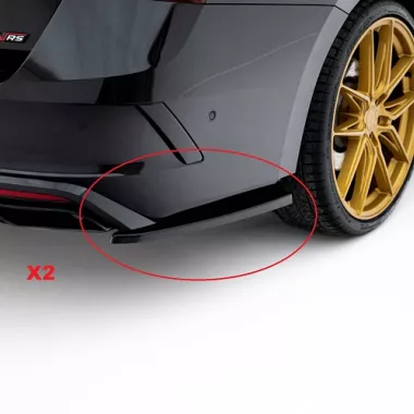 APPENDICI DIFFUSORE POSTERIORE SPORTIVO V.1 PER SKODA OCTAVIA RS MK4 COMBI/LIFTBACK RESTYLING NERE LUCIDE MAXTON DESIGN
