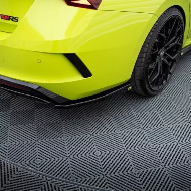 APPENDICI DIFFUSORE POSTERIORE SPORTIVO V.2 PER SKODA OCTAVIA RS MK4 COMBI/LIFTBACK RESTYLING NERE LUCIDE MAXTON DESIGN