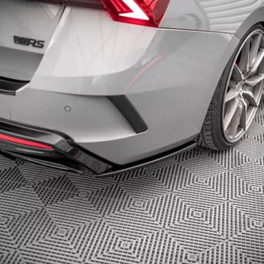 APPENDICI DIFFUSORE POSTERIORE SPORTIVO V.3 PER SKODA OCTAVIA RS MK4 COMBI PRE RESTYLING NERE LUCIDE MAXTON DESIGN