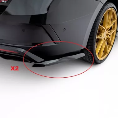 APPENDICI DIFFUSORE POSTERIORE SPORTIVO V.5 PER SKODA OCTAVIA RS MK4 COMBI/LIFTBACK RESTYLING NERE LUCIDE MAXTON DESIGN