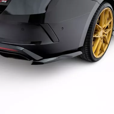 APPENDICI DIFFUSORE POSTERIORE SPORTIVO V.5 PER SKODA OCTAVIA RS MK4 COMBI/LIFTBACK PRE RESTYLING/RESTYLING NERE LUCIDE MAXTON DESIGN