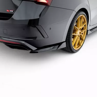 APPENDICI DIFFUSORE POSTERIORE SPORTIVO V.6 PER SKODA OCTAVIA RS MK4 COMBI/LIFTBACK PRE RESTYLING/RESTYLING NERE LUCIDE MAXTON DESIGN