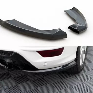 APPENDICI DIFFUSORE POSTERIORE SPORTIVO PER FORD KUGA MK2 ST-LINE NERE LUCIDE MAXTON DESIGN