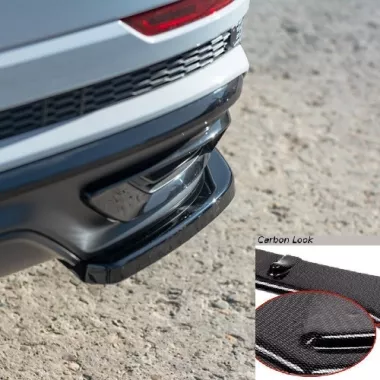 APPENDICI DIFFUSORE POSTERIORE SPORTIVO PER AUDI Q8 MK1 (4M) CON S-LINE CARBON LOOK MAXTON DESIGN