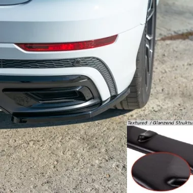 APPENDICI DIFFUSORE POSTERIORE SPORTIVO PER AUDI Q8 MK1 (4M) CON S-LINE NERE OPACHE MAXTON DESIGN