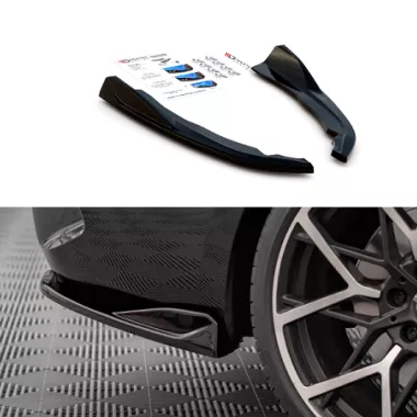 APPENDICI DIFFUSORE POSTERIORE SPORTIVO V.2 PER BMW SERIE 4 G22 M-PACK NERE LUCIDE MAXTON DESIGN