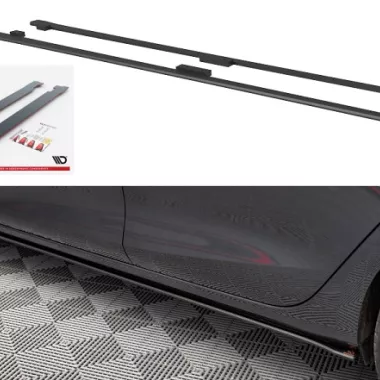 COPPIA SOTTOMINIGONNE STREET PRO MAXTON DESIGN PER CUPRA LEON (BORDO ROSSO)