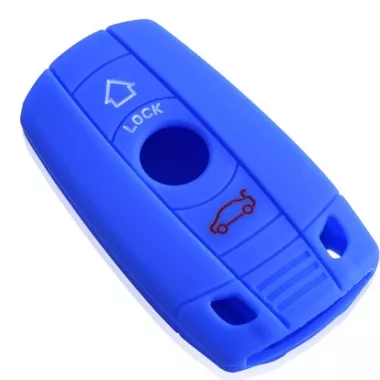 COPRICHIAVE IN SILICONE PER MODELLI BMW SERIE E (COLORE BLU)