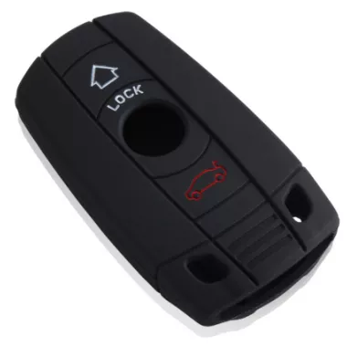 COPRICHIAVE IN SILICONE PER MODELLI BMW SERIE E (COLORE NERO)