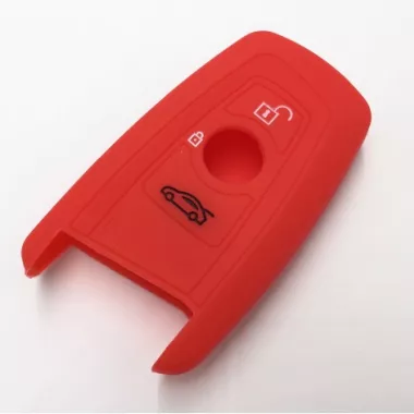 COPRICHIAVE IN SILICONE PER MODELLI BMW SERIE F (COLORE ROSSO)