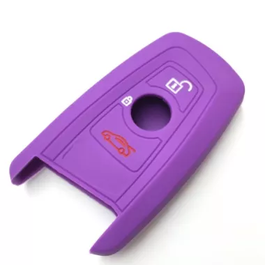 COPRICHIAVE IN SILICONE PER MODELLI BMW SERIE F (COLORE VIOLA)