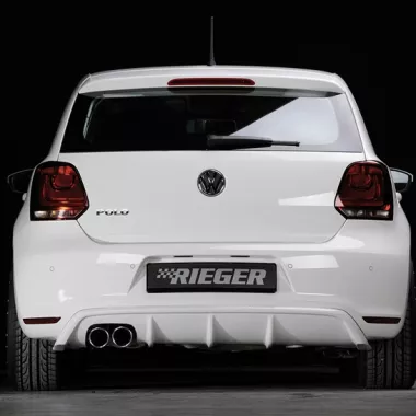 DIFFUSORE SPORTIVO RIEGER TUNING NERO OPACO PER VW POLO 6R GTI