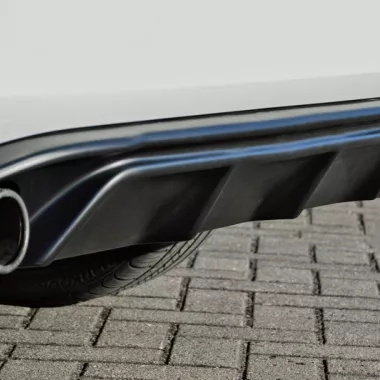 DIFFUSORE POSTERIORE SPORTIVO PER VW GOLF 7 GTI NERO OPACO INGO NOAK