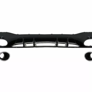 DIFFUSORE POSTERIORE SPORTIVO NERO PER MERCEDES CLASSE A W177 (CON AMG LINE)