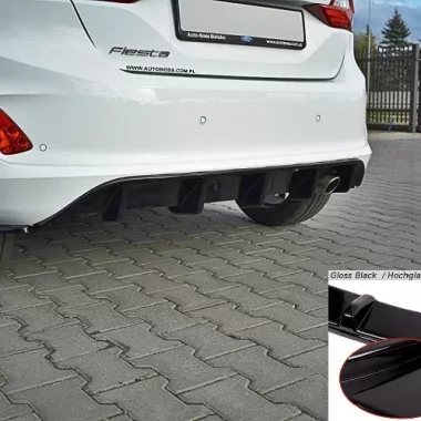 DIFFUSORE NERO LUCIDO MAXTON DESIGN PER FORD FIESTA MK8 ST-LINE