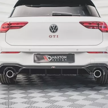 DIFFUSORE V.2 NERO OPACO MAXTON DESIGN PER VW GOLF MK8 GTI
