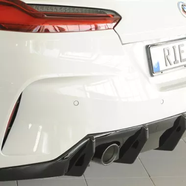 DIFFUSORE SPORTIVO RIEGER TUNING NERO LUCIDO PER BMW Z4 G29 M-PACK