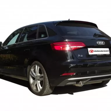 SCARICO SPORTIVO DOWNPIPE CON KAT 200 CELLE RAGAZZON PER AUDI A3 8V 30 TFSI