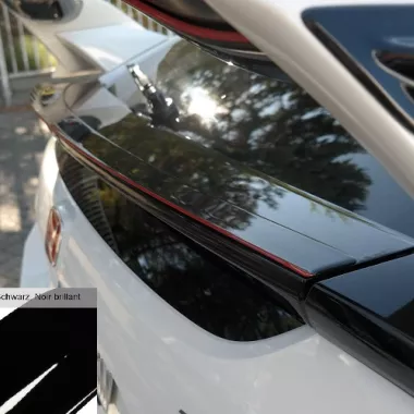 SPOILER CAP INFERIORE V.3 MAXTON DESIGN PER HONDA CIVIC X MK10 TYPE R NERO LUCIDO