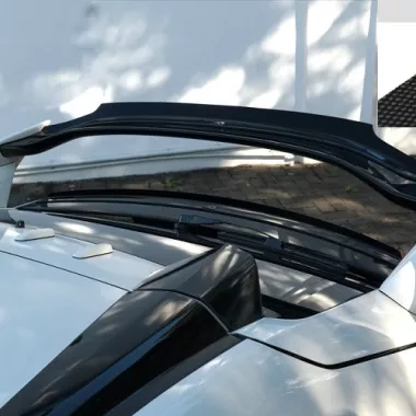 SPOILER CAP SUPERIORE V.2 MAXTON DESIGN PER HONDA CIVIC X MK10 TYPE R CARBON LOOK