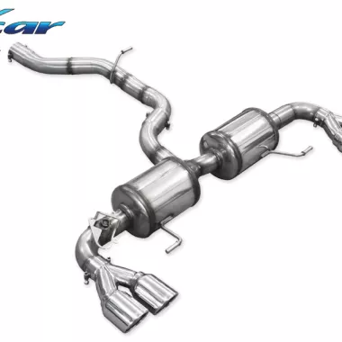 SCARICO FINALE SPORTIVO SILENZIATO RACE CON VALVOLA INOXCAR PER AUDI S1 8X