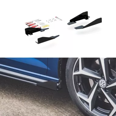 SET QUATTRO FLAPS PER SOTTOMINIGONNE STREET PRO MAXTON DESIGN PER VW POLO AW GTI PRE-RESTYLING