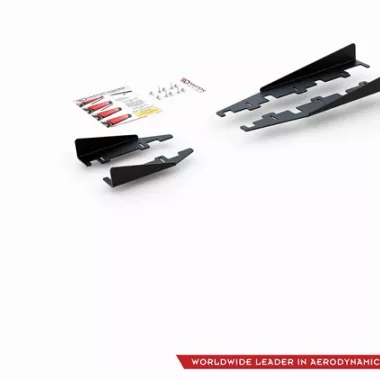 SET QUATTRO FLAPS PER SOTTOMINIGONNE STREET PRO MAXTON DESIGN PER TOYOTA YARIS GR MK4 PRE-RESTYLING