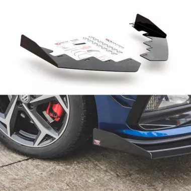 COPPIA FLAPS PER LAMA ANTERIORE STREET PRO MAXTON DESIGN PER VW POLO AW GTI PRE-RESTYLING