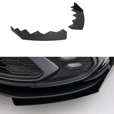 COPPIA FLAPS PER LAMA ANTERIORE STREET PRO MAXTON DESIGN PER VW POLO AW GTI RESTYLING