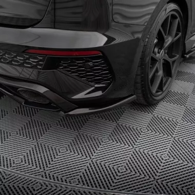APPENDICI DIFFUSORE POSTERIORE SPORTIVO V.2 PER AUDI RS3 8Y SPORTBACK PRE-RESTYLING NERE LUCIDE MAXTON DESIGN