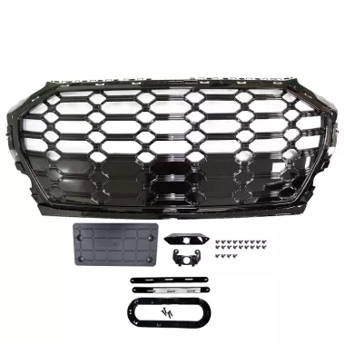 GRIGLIA NIDO D'APE NO LOGO COMPATIBILE CON AUDI Q5 FY RESTYLING/FACELIFT (NERA LUCIDA)