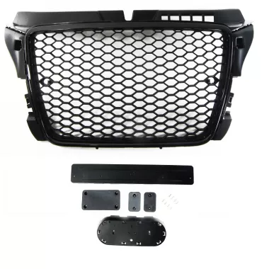 GRIGLIA NIDO D'APE NO LOGO COMPATIBILE CON AUDI A3 8P RESTYLING