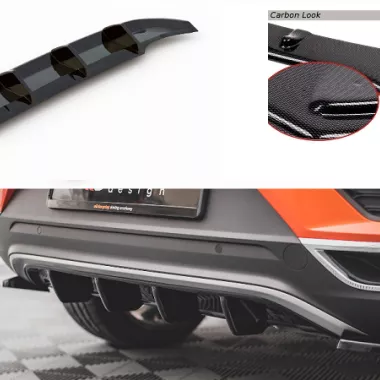 INSERTO PARAURTI VW T-ROC A11 CARBON LOOK MAXTON DESIGN