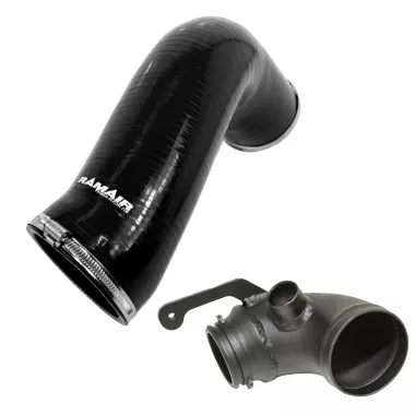 KIT ASPIRAZIONE RAMAIR MANICOTTO + TURBO ELBOW PER SEAT LEON ST 5F 1.8 TSI (MANICOTTO NERO)