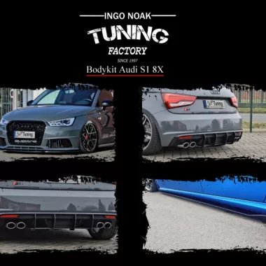 BODYKIT INGO NOAK PER AUDI S1 8X NERO OPACO