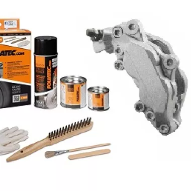 KIT FOLIATEC VERNICE PINZE FRENI ARGENTO METALLIZZATO