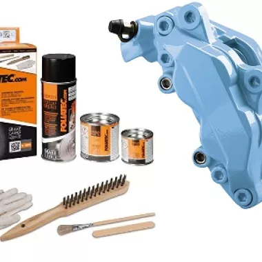 KIT FOLIATEC VERNICE PINZE FRENI AZZURRO LUCIDO