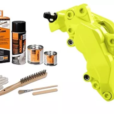 KIT FOLIATEC VERNICE PINZE FRENI GIALLO FOSFORESCENTE