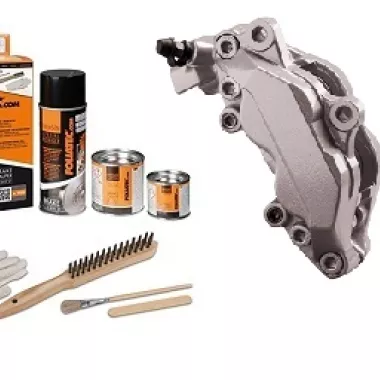 KIT FOLIATEC VERNICE PINZE FRENI GRIGIO METALLIZZATO