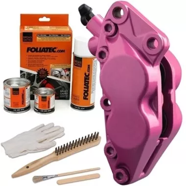 KIT FOLIATEC VERNICE PINZE FRENI ROSA METALLIZZATO