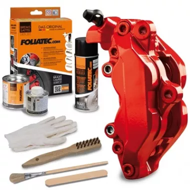 KIT FOLIATEC VERNICE PINZE FRENI ROSSO FERRARI LUCIDO PERFORMANCE