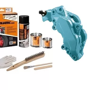 KIT FOLIATEC VERNICE PINZE FRENI TURCHESE LUCIDO