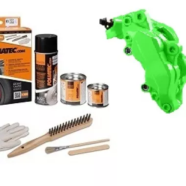 KIT FOLIATEC VERNICE PINZE FRENI VERDE FOSFORESCENTE