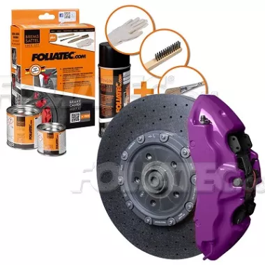 KIT FOLIATEC VERNICE PINZE FRENI VIOLA LUCIDO