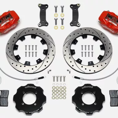 IMPIANTO FRENANTE MAGGIORATO ANTERIORE WILWOOD 4 POMPANTI PER MAZDA MX-5 ND E 124 ABARTH