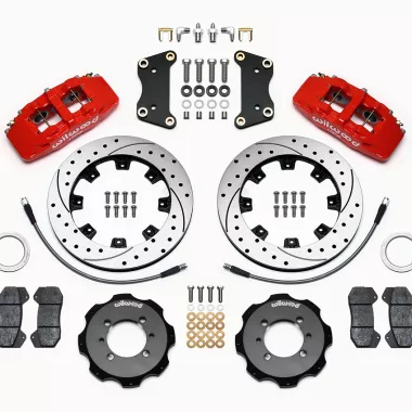 IMPIANTO FRENANTE MAGGIORATO ANTERIORE WILWOOD 6 POMPANTI PER 500 / 595 ABARTH